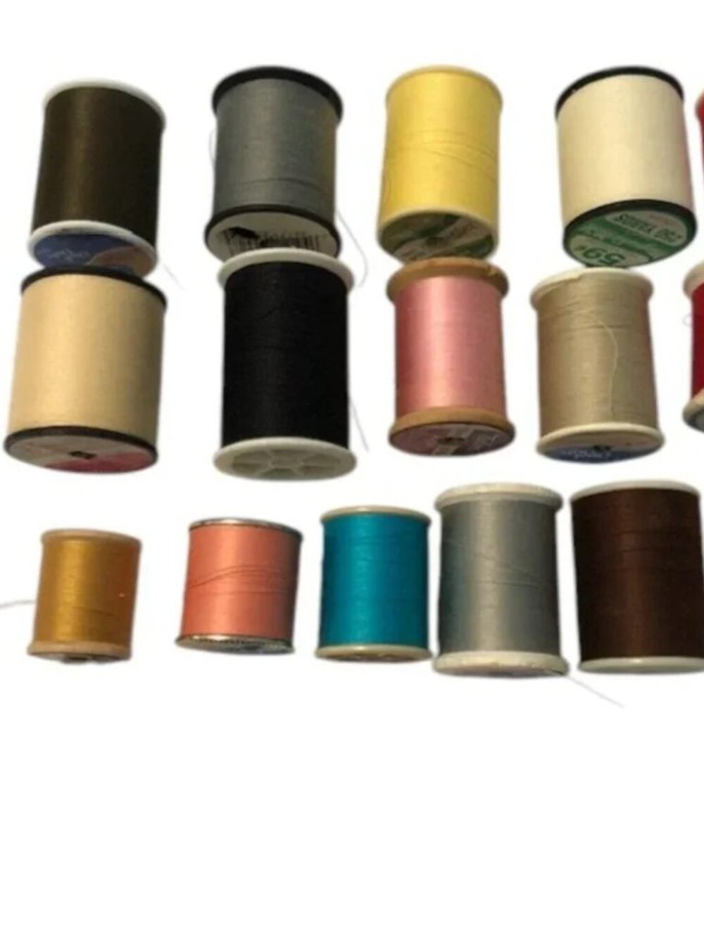 Assorted Spools of Sewing  Thread